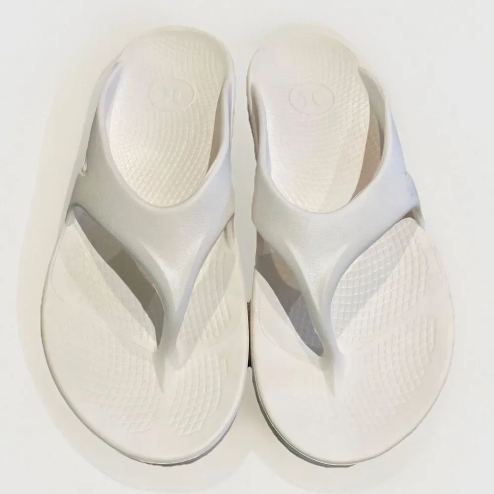 Hurley White Thong Sandal Shoes Mens Size 12 Flip-Flop Summer Beach